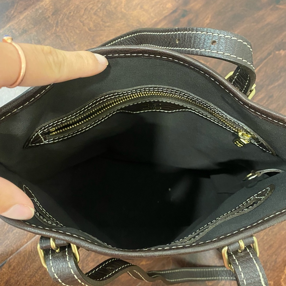 Louis Vuitton Brown Mini Lin PM bucket bag Excellent Condition - Picture 6 of 6